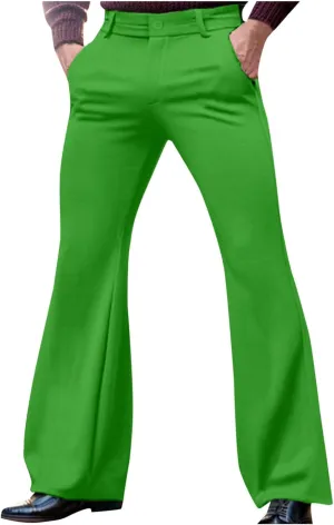 70s Disco Pants for Men,Mens Bell Bottom Jeans Pants,Slim Fit Retro Flared Trousers Vintage Denim Pants Jeans for Men