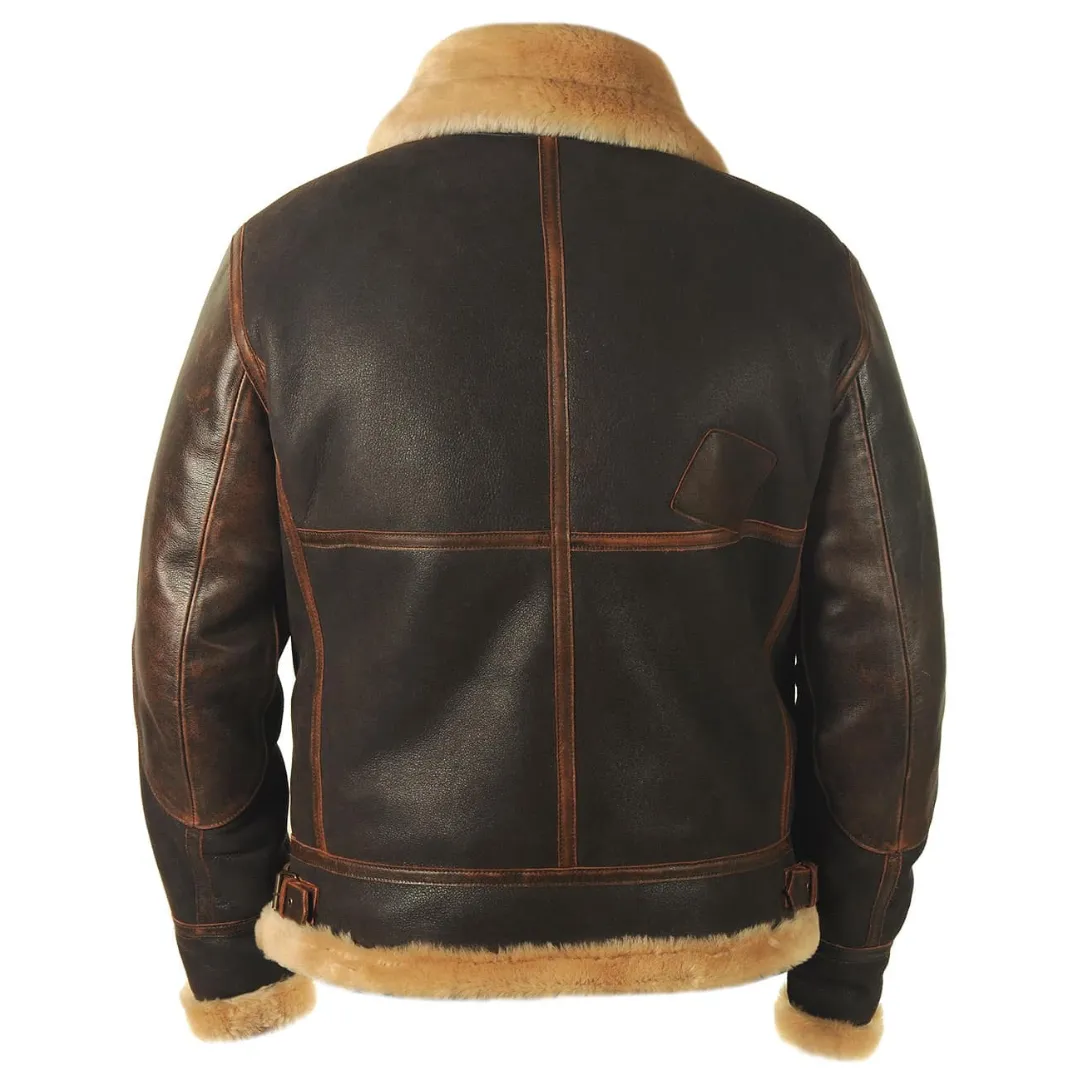 Adrian | Vintage Fur-Lined Aviator Jacket