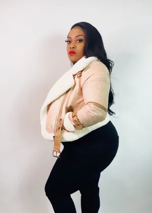 AROUND THE WAY GIRL FUR LINED JACKET
