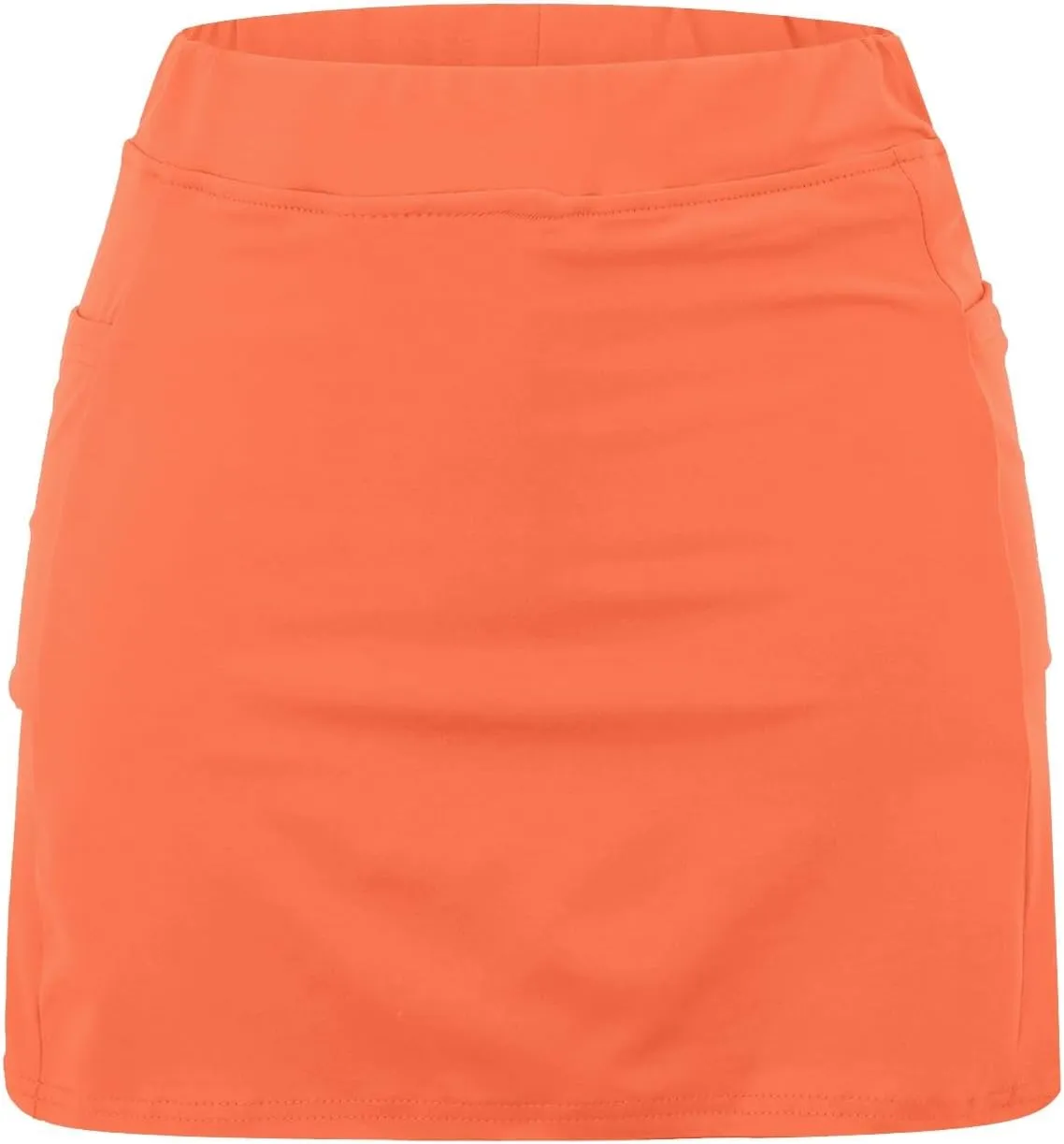 Athletic Skirts Women Solid Mid Waist Culottes Short Skirts Skinny Pants Tummy Control Plus Size Skort Womens Golf