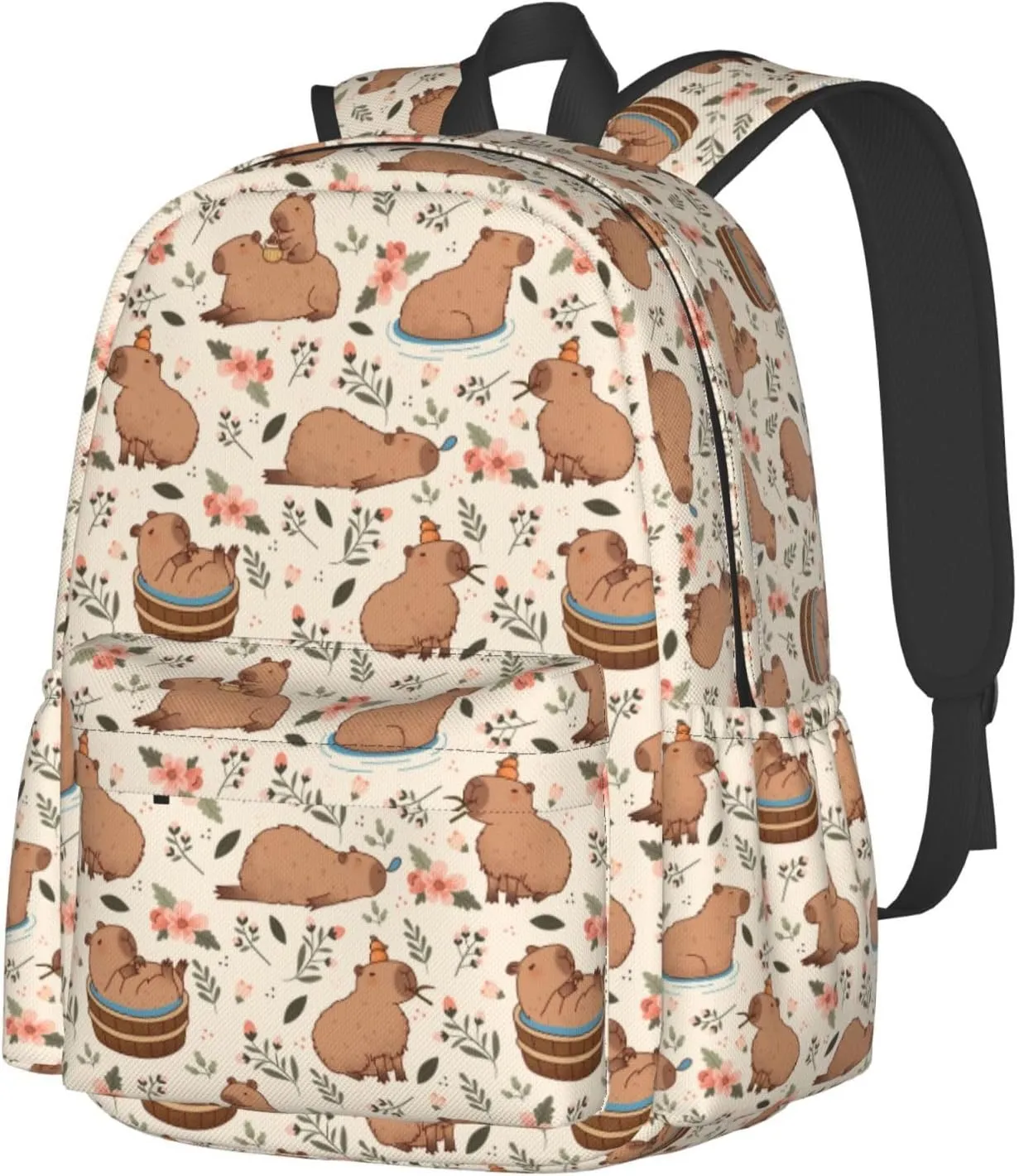 Backpack for Women Capybaras 16.9 inch Travel Casual Laptop Backpack Lightweight Waterproof Hiking Daypack