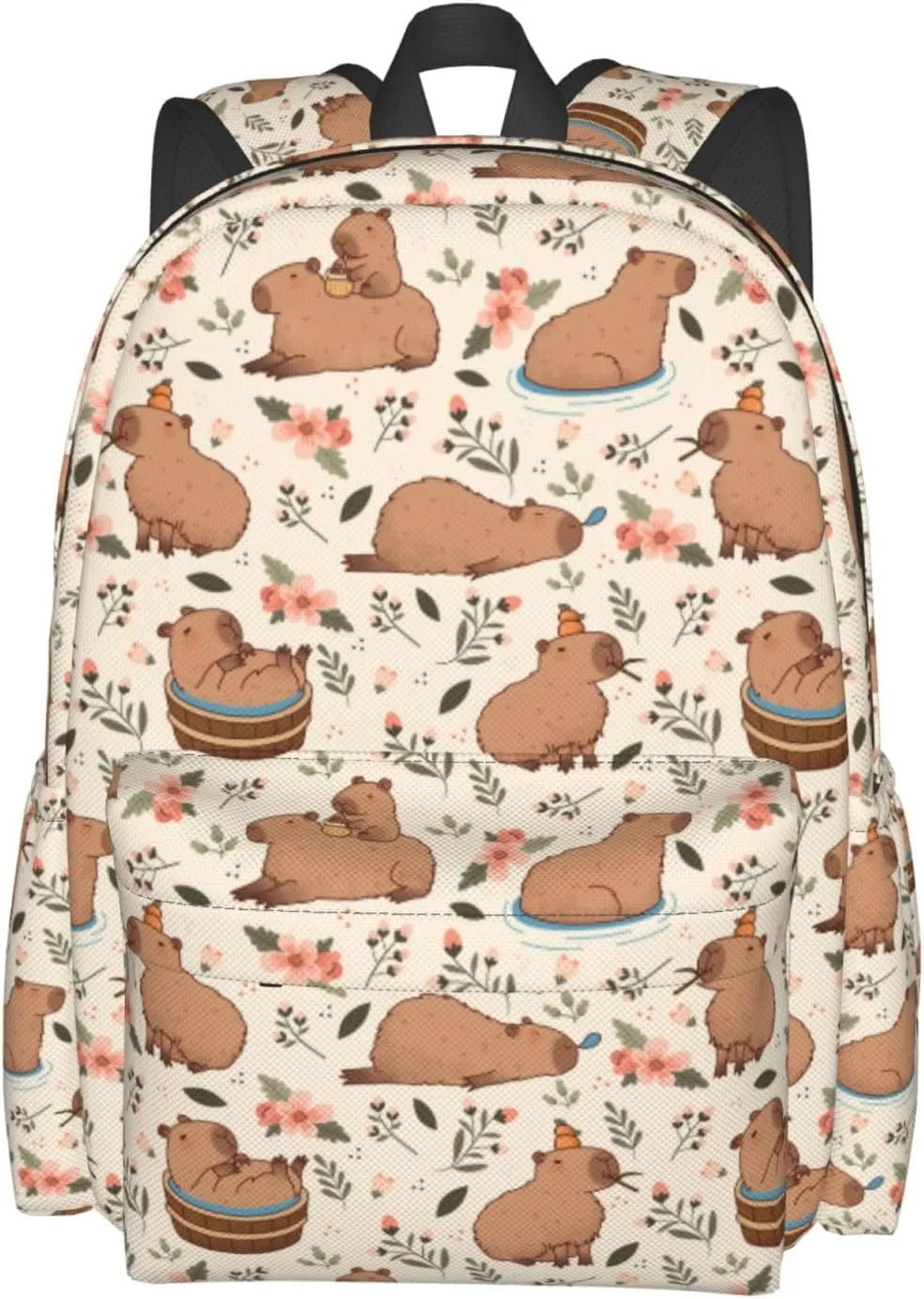 Backpack for Women Capybaras 16.9 inch Travel Casual Laptop Backpack Lightweight Waterproof Hiking Daypack