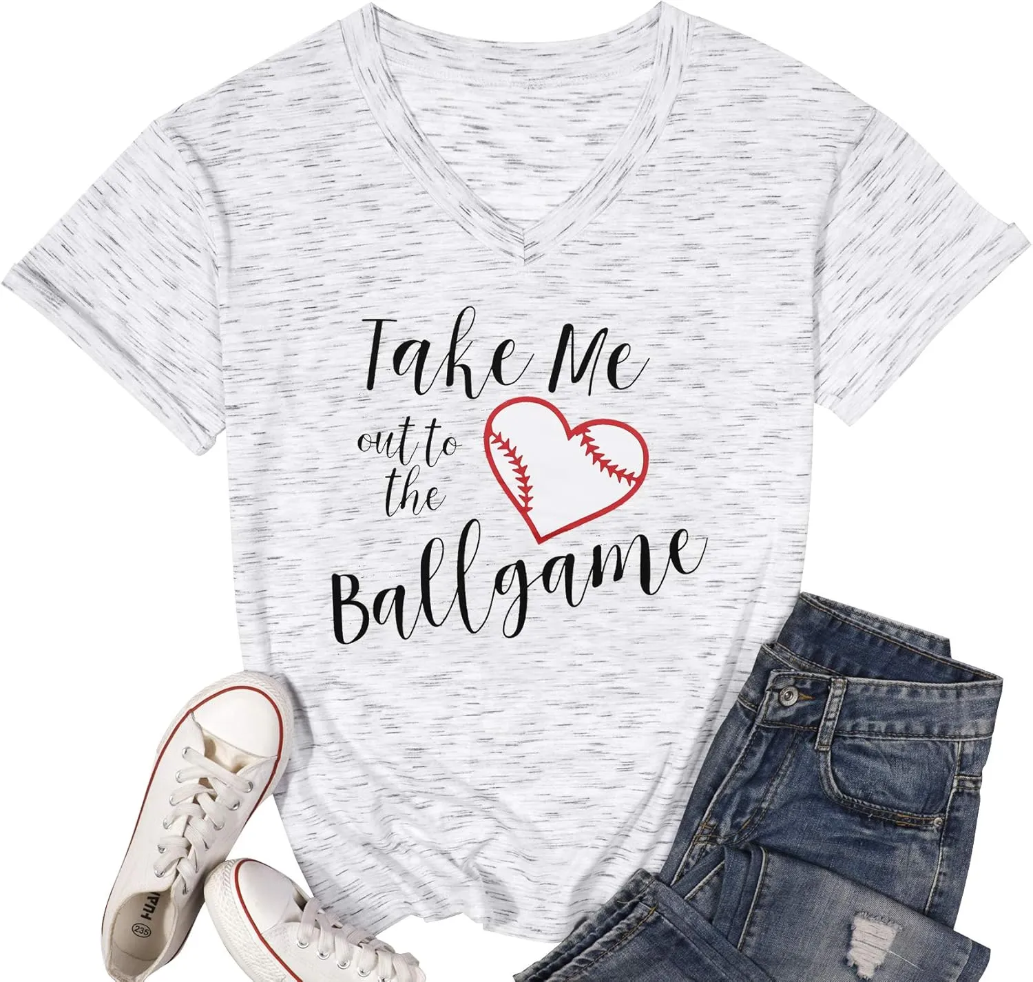Baseball Mom T-Shirt Women Letter Print Funny Baseball Graphic Tees Tops Short Sleeve Casual Tee