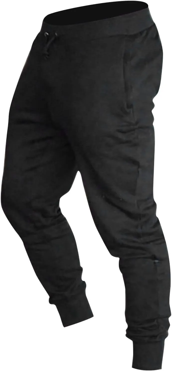 BIFUTON Joggers for Men Slim Fit Tapered Leg Pants Lace Up Athletic Sweatpants Lightweight Sports Running Pants with Pockets
