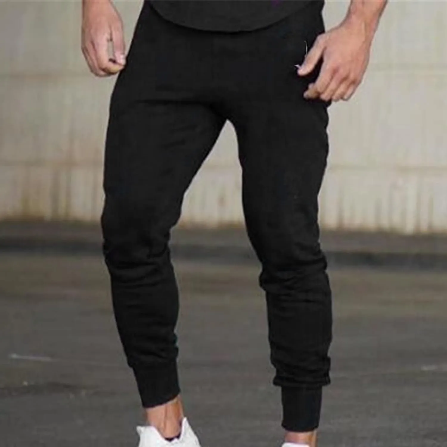 BIFUTON Joggers for Men Slim Fit Tapered Leg Pants Lace Up Athletic Sweatpants Lightweight Sports Running Pants with Pockets