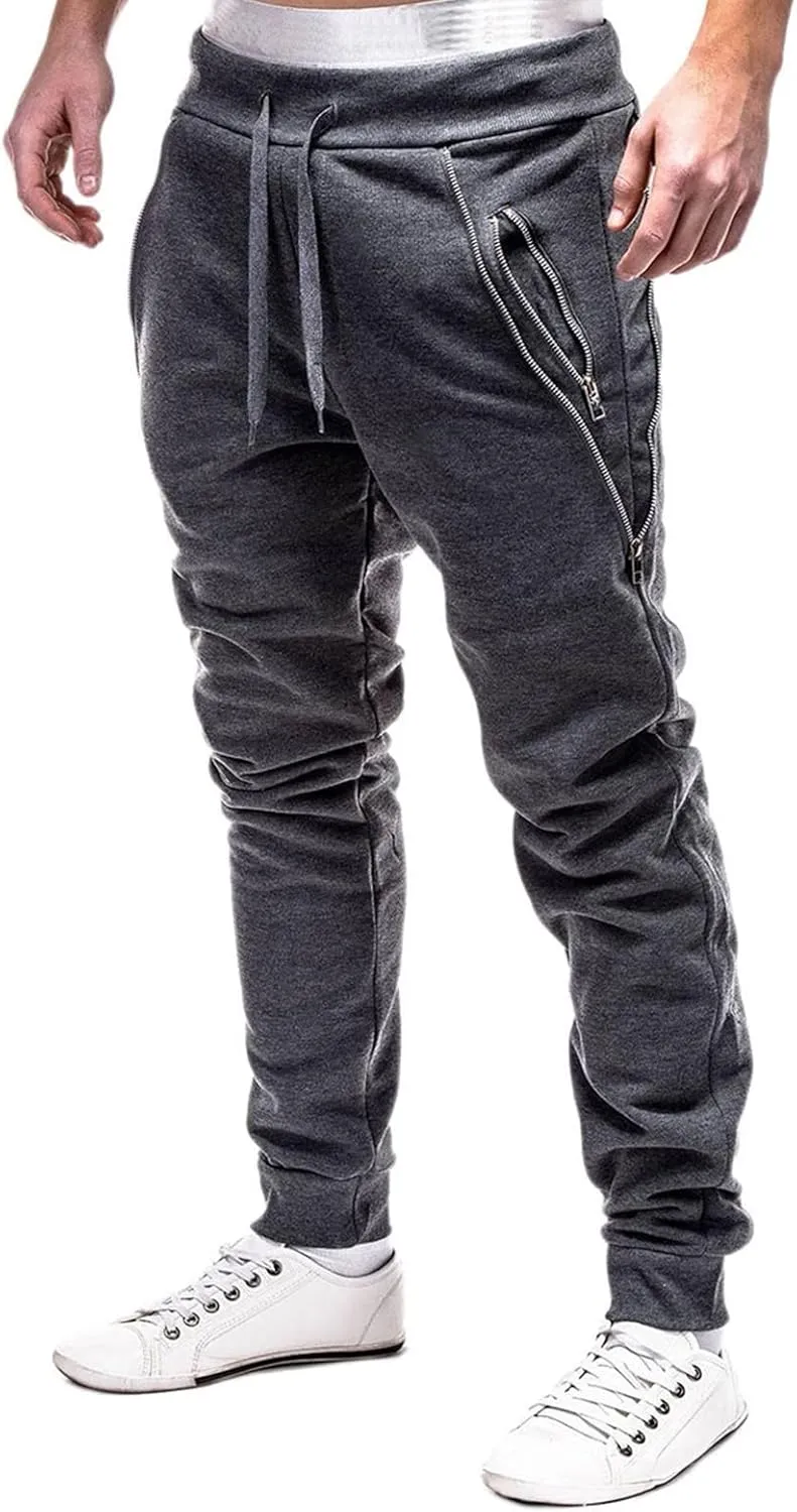 Big and Tall Sweatpants for Men Cotton Pants Open Bottom Straight Leg Sweat Pants Pockets Men's Tech Fleece Active
