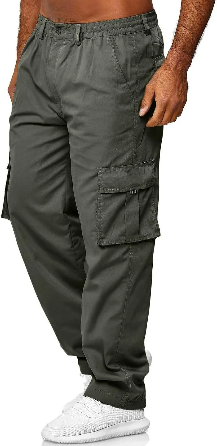 Big and Tall Sweatpants for Men Slim Fit Fleece Lined Sweatpants Plain Zipper Pockets Pants Gym Sports Joggers Every