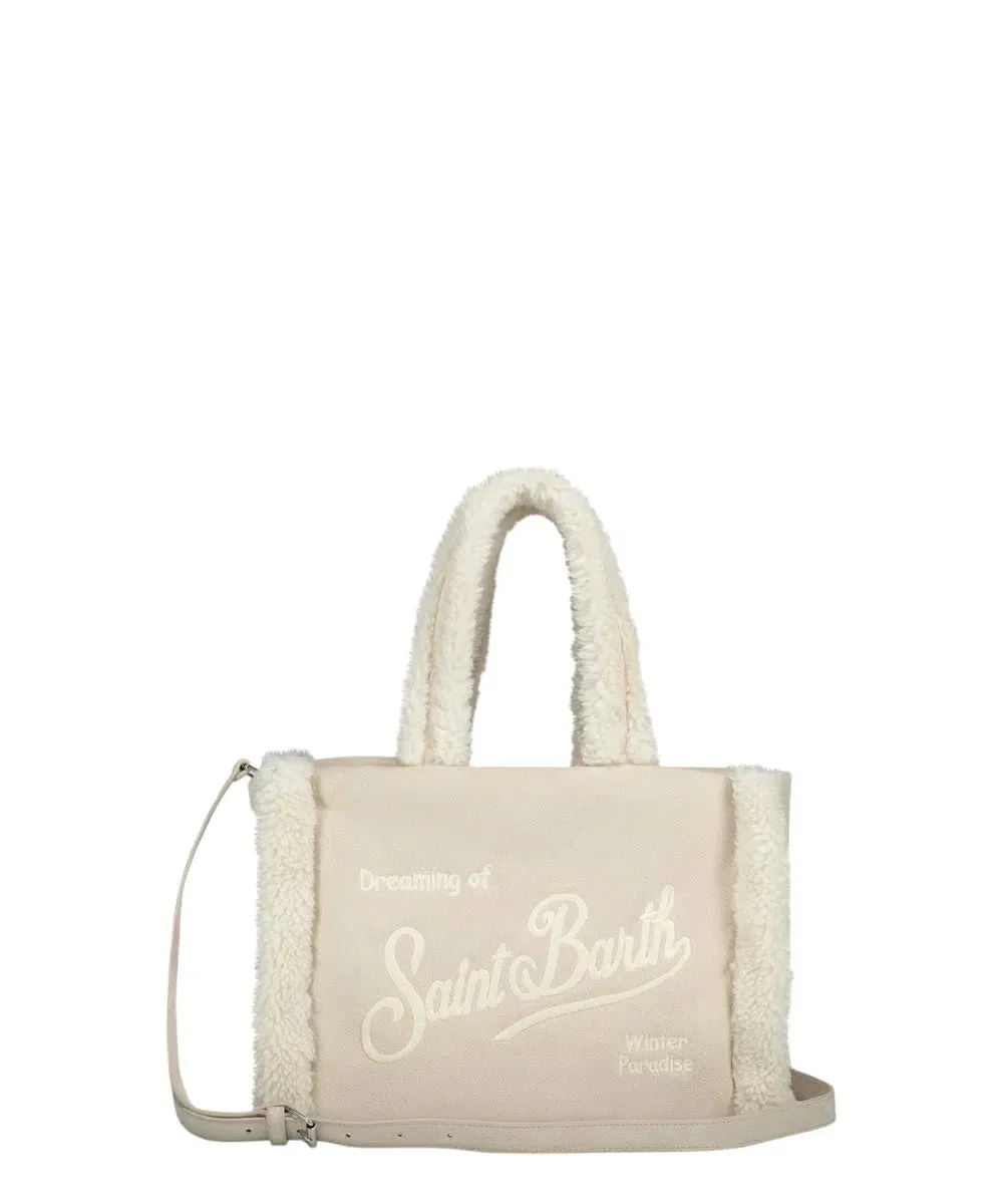 Borsa Soft Bag Shearling Beige