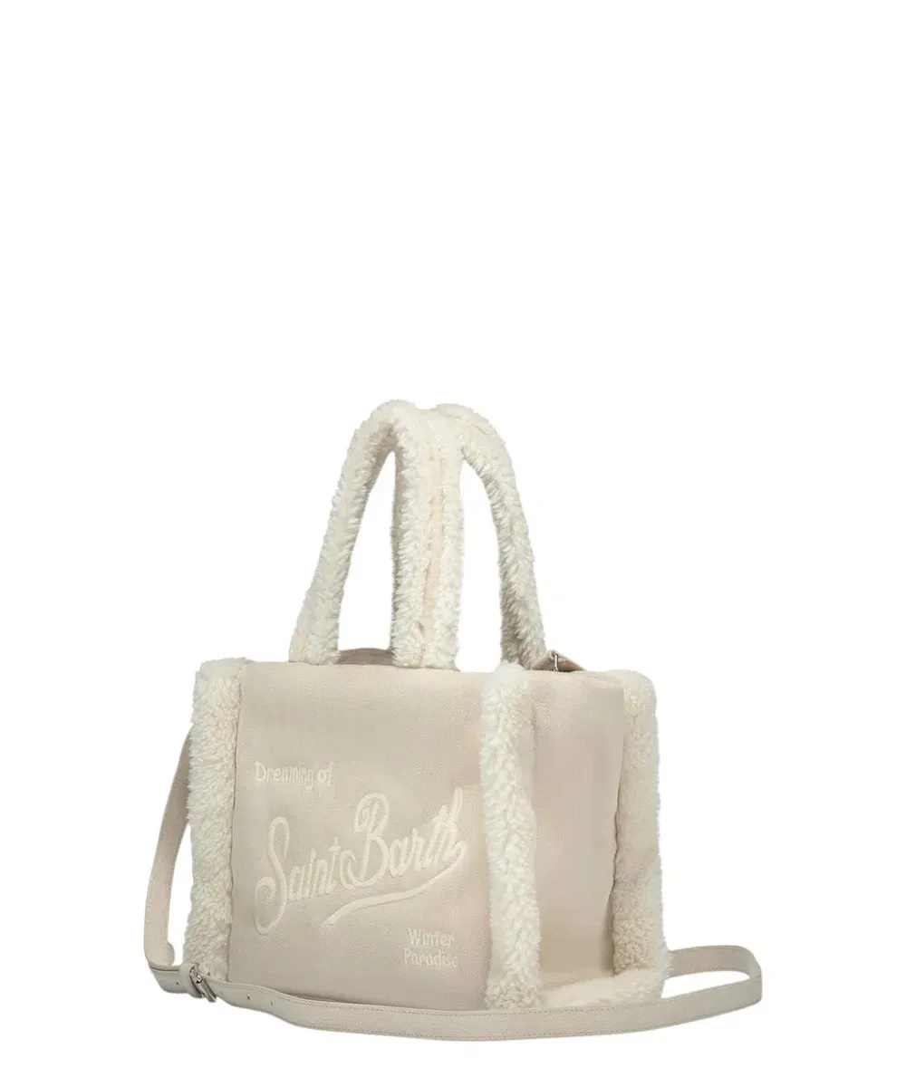 Borsa Soft Bag Shearling Beige