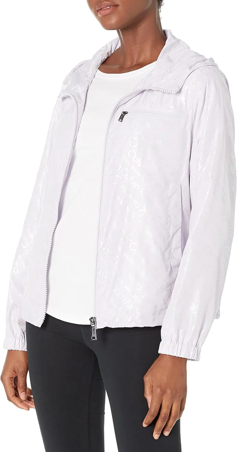 Calvin Klein Women's Lightweight Water Resistant Everyday Windbreaker