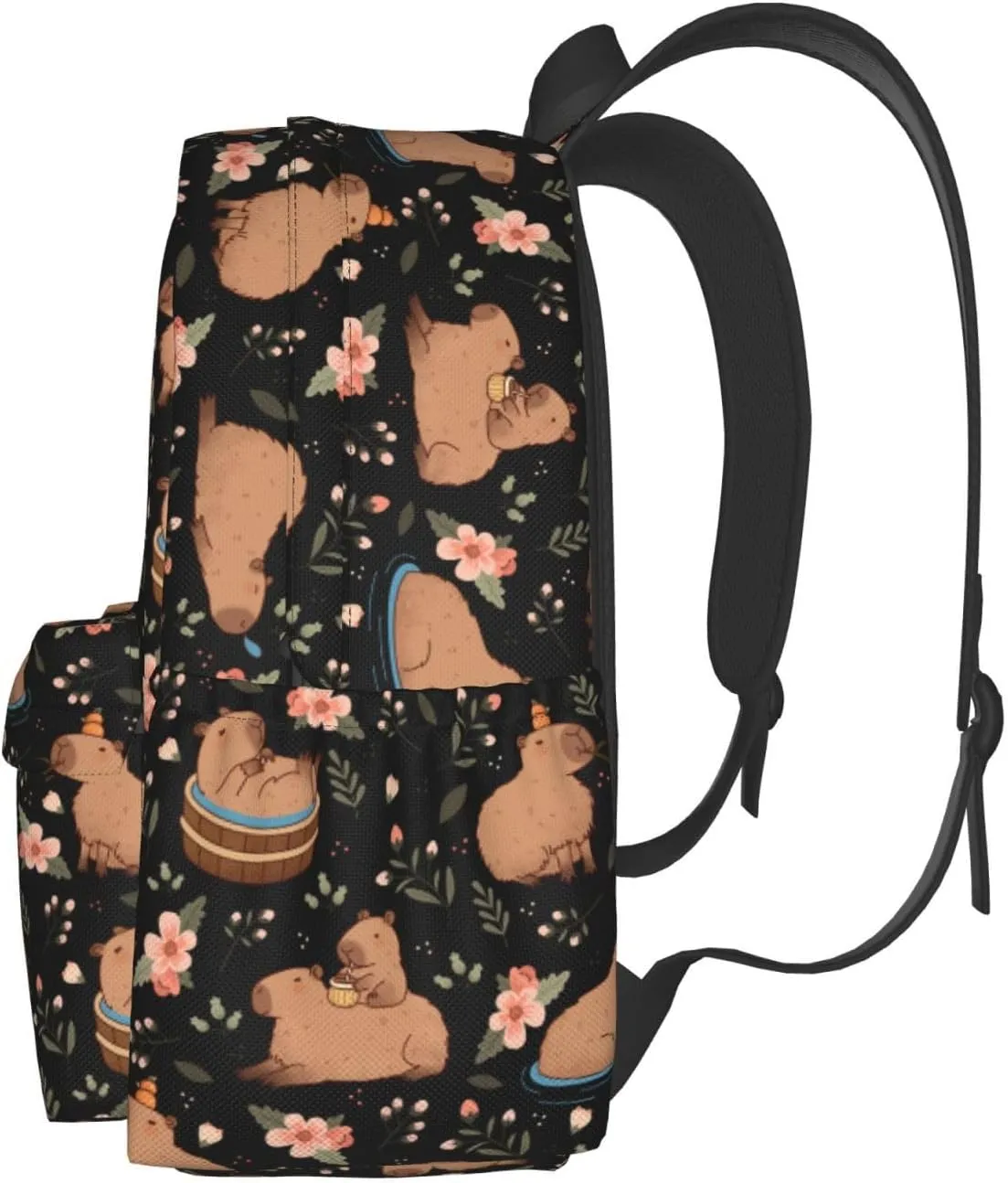 Capybaras Backpack for Women 16.9 inch Travel Casual Laptop Backpack Lightweight Waterproof Hiking Daypack