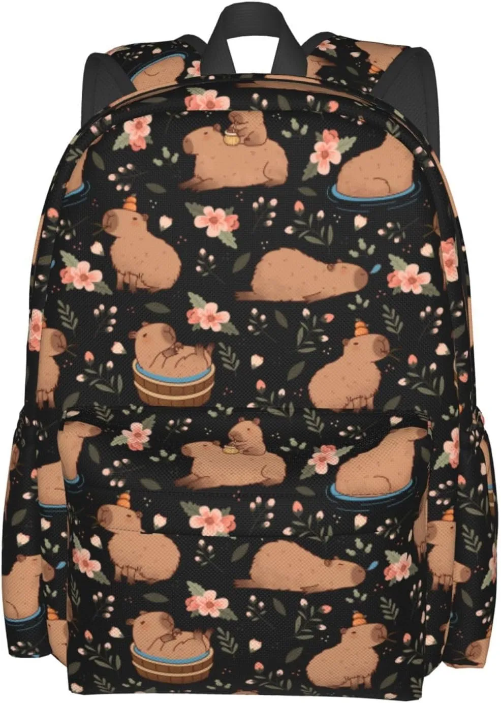 Capybaras Backpack for Women 16.9 inch Travel Casual Laptop Backpack Lightweight Waterproof Hiking Daypack