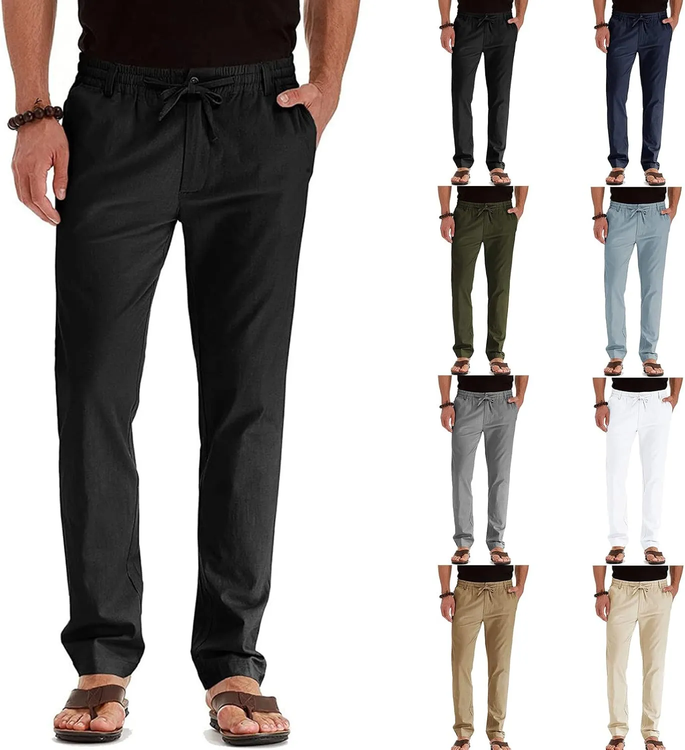 Cargo Pants for Men Big and Tall, Active Fleece Jogger Pants Regular and Big & Tall Sizes for Workout Running Men's