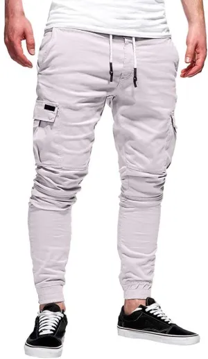 Cargo Pants for Men Big and Tall Baggy Pants with Zipper Pockets Man's Lightweight Hiking Ripstop Cargo Pants Regular