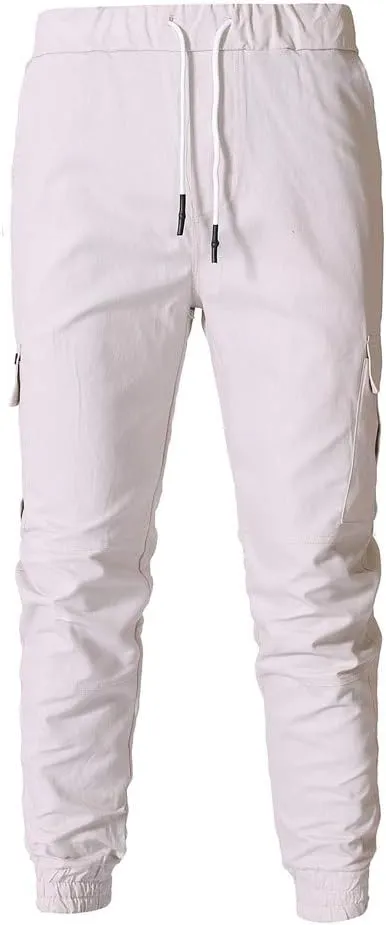 Cargo Pants for Men Big and Tall Baggy Pants with Zipper Pockets Man's Lightweight Hiking Ripstop Cargo Pants Regular