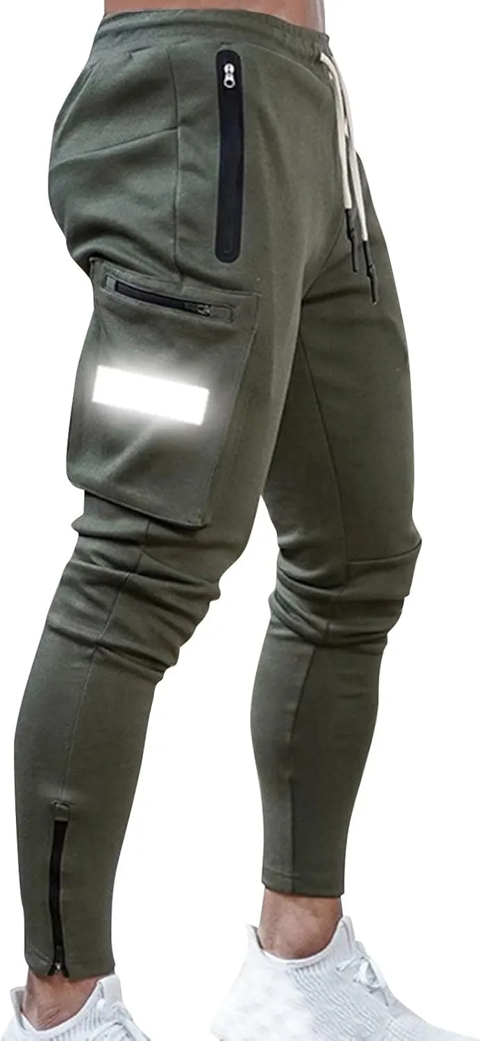 Cargo Pants for Men Big and Tall, Fit Lightweight Joggers for Men Track Pant Men's Jogging Pants Hiking Sweat Pants