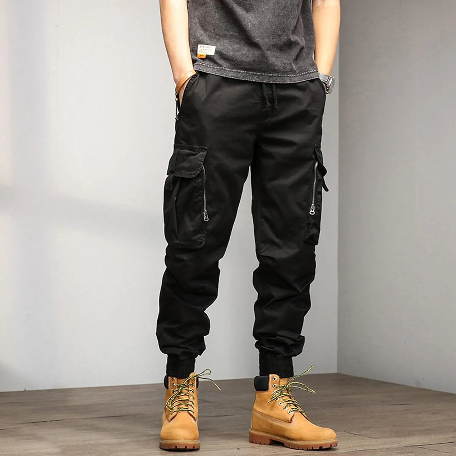 Cargo Pants for Men Big and Tall, Fitness Long Pants Sweatpants for Men Jogger Big and Tall Mens Tactical Work Pants