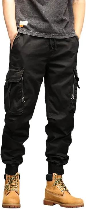 Cargo Pants for Men Big and Tall, Fitness Long Pants Sweatpants for Men Jogger Big and Tall Mens Tactical Work Pants