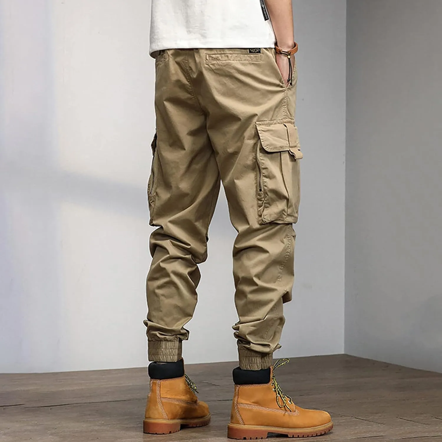 Cargo Pants for Men Big and Tall, Fitness Long Pants Sweatpants for Men Jogger Big and Tall Mens Tactical Work Pants