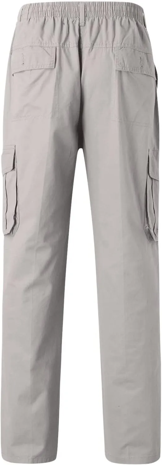Cargo Pants for Men Big and Tall, Loose Jogger Pants High Street Sports Outdoor Running Sweater Trousers Cargo Pants