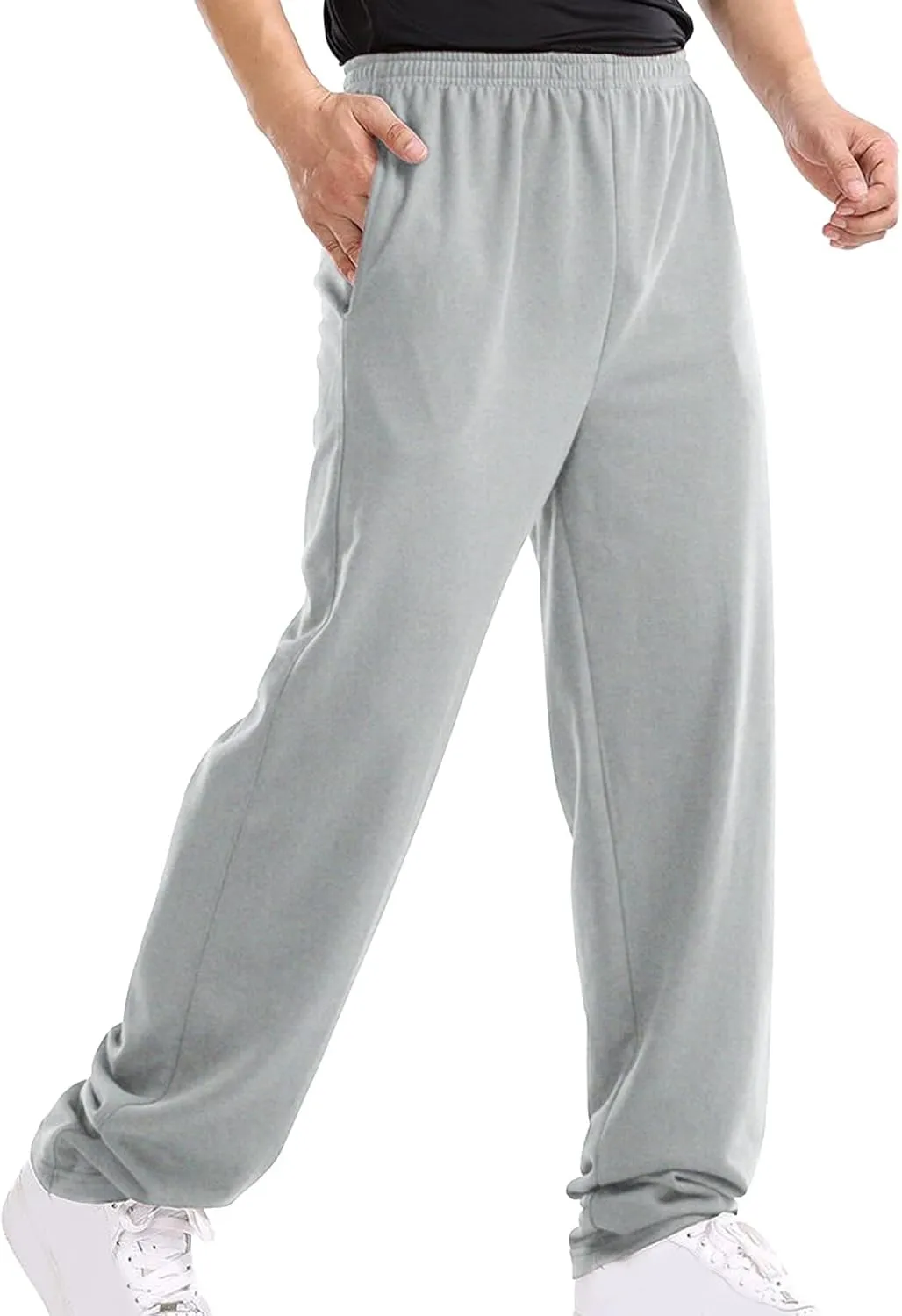 Cargo Pants for Men Big and Tall Pants Drawstring Sports Workout Trousers Elastic Waist Outdoor Pants Men Sweatpants
