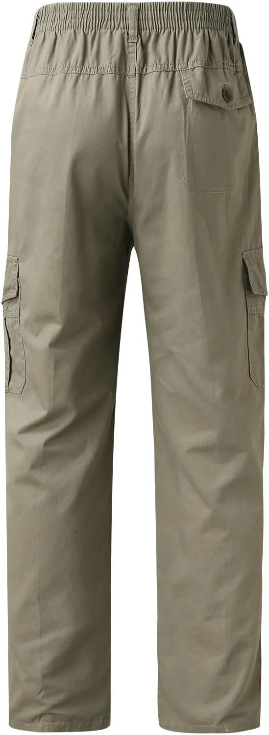 Cargo Pants for Men Big and Tall Pants for Men Skinny Mens Dress Pants - Stretch Slim Fit Business Casual Dress Pants
