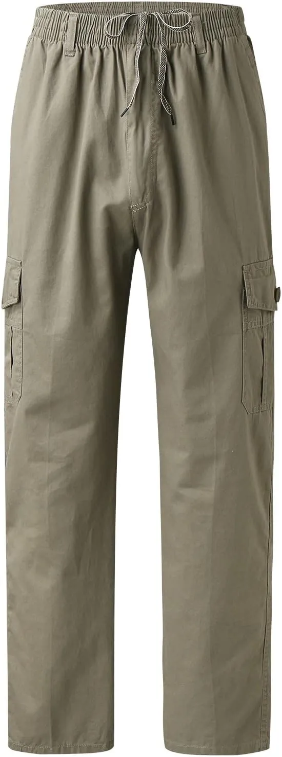 Cargo Pants for Men Big and Tall Pants for Men Skinny Mens Dress Pants - Stretch Slim Fit Business Casual Dress Pants