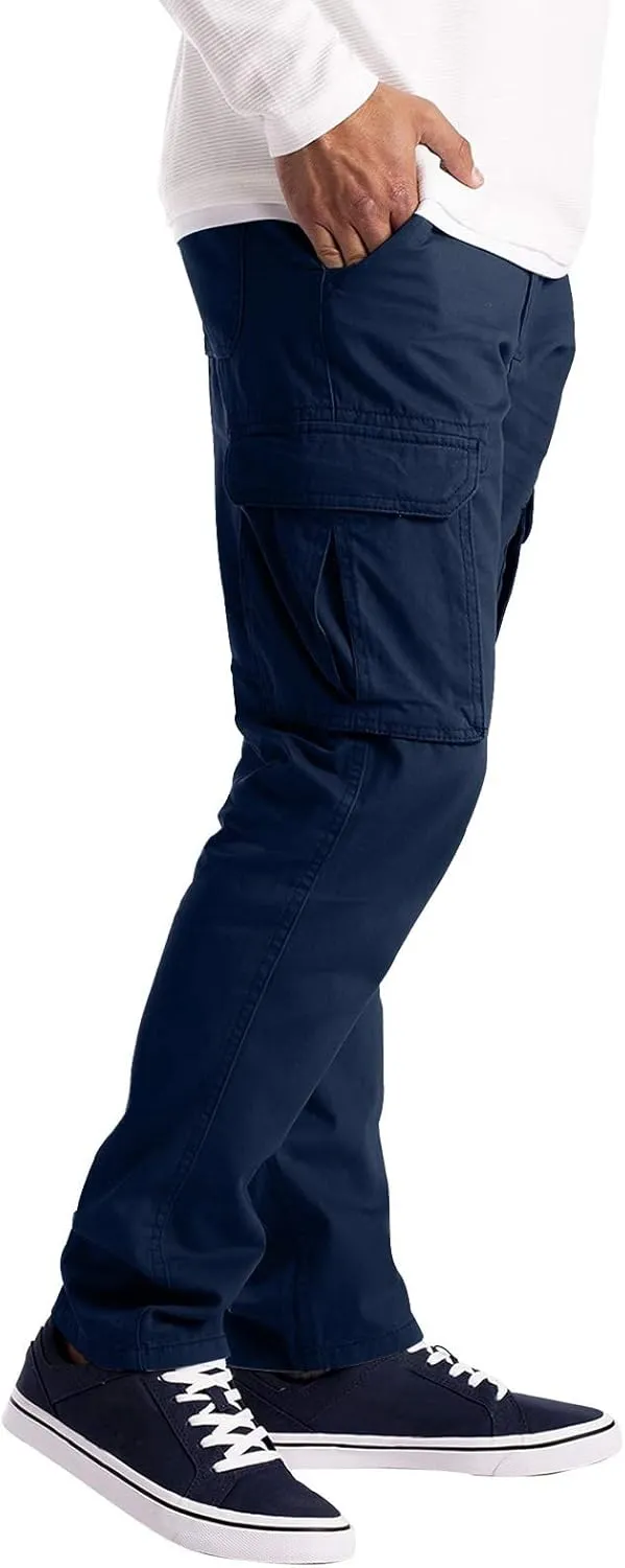 Cargo Pants for Men Relaxed Fit Sweatpants Slim Fit Tapered Athletic Sweatpants Elastic Waist Plaid Casual Pants Gym