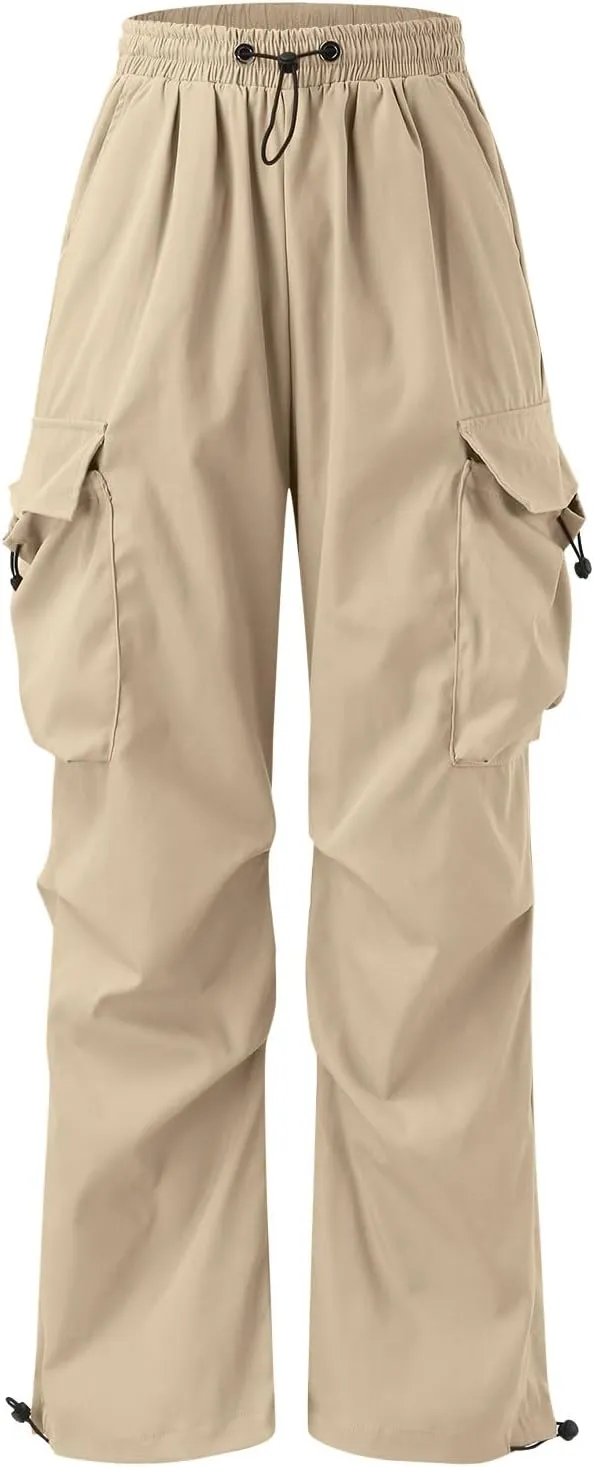 Cargo Pants Men Loose Fit Casual Joggers Elasticated Waist Cargo Work Combat Pant Multi Pockets