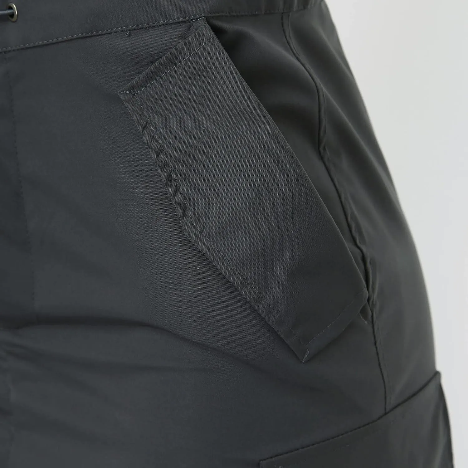 Cargo Skirts for Women Long Cargo Skirts for Women Maxi Skirt Drawstring Ruched Streetwear with Pockets Black