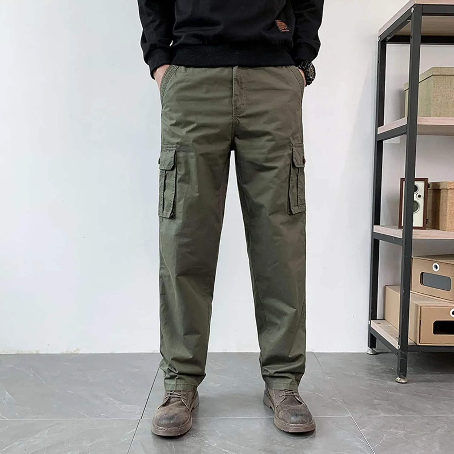Cargo Sweatpants for Men Big and Tall Joggers Sweatpants Low Crotch Sweats Slim Fit Trousers Harem Hip Hop Pants Mens