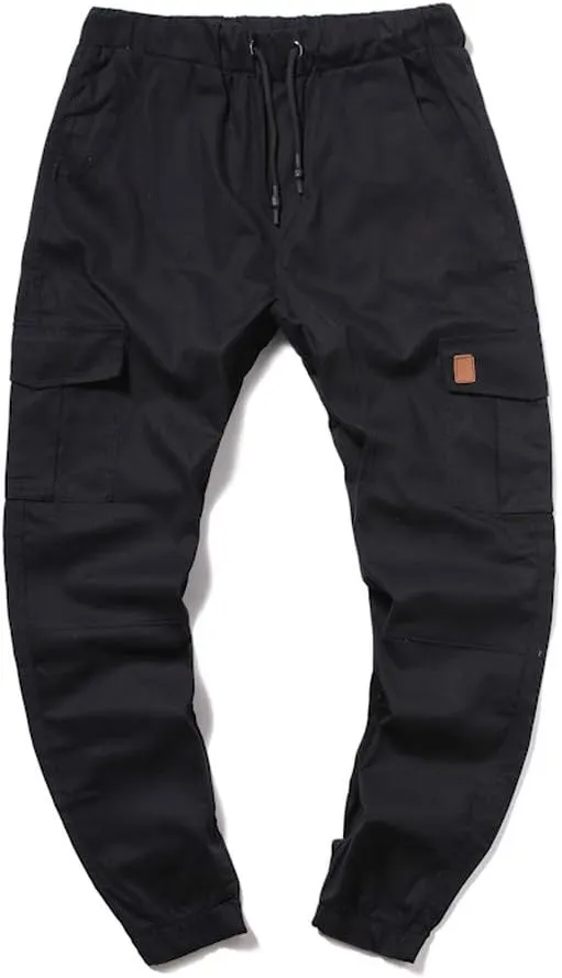 Cargo Sweatpants for Men Big and Tall Mens Fashion Cargo Pants Work Pants Loose Fit Lightweight Workwear Casual Cargo