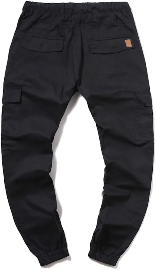 Cargo Sweatpants for Men Big and Tall Mens Fashion Cargo Pants Work Pants Loose Fit Lightweight Workwear Casual Cargo