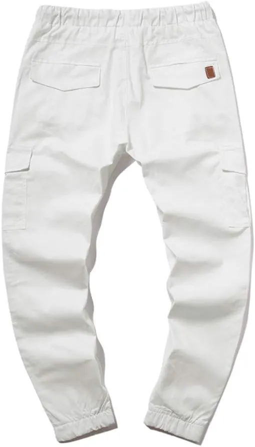 Cargo Sweatpants for Men Big and Tall Mens Fashion Cargo Pants Work Pants Loose Fit Lightweight Workwear Casual Cargo