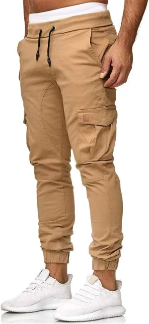 Cargo Sweatpants for Men Big and Tall Mens Fashion Cargo Pants Work Pants Loose Fit Lightweight Workwear Casual Cargo