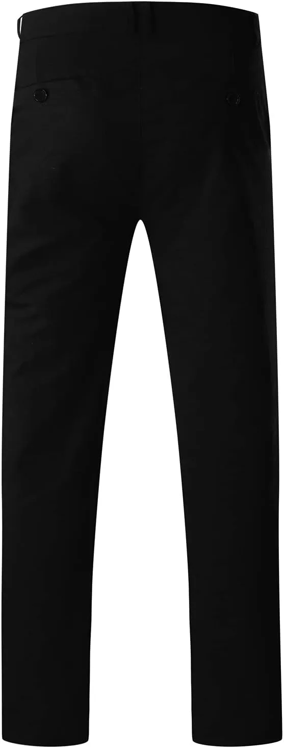 Cargo Sweatpants for Men Khaki Baggy Pants with Zipper Pockets Man's Lightweight Hiking Ripstop Cargo Pants Regular