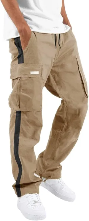 Cargo Sweatpants for Men Mens Lounge Pants Joggers for Men Track Pant Men's Jogging Pants Hiking Sweat Pants Fitness