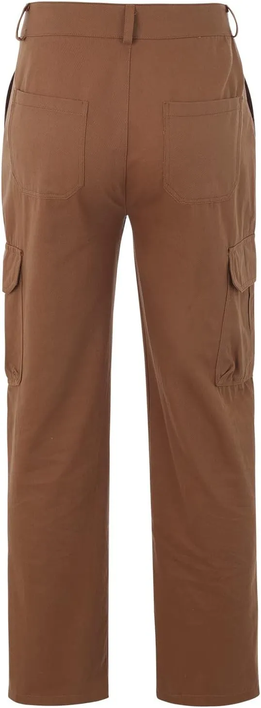 Cargo Trousers for Men Casual Long Trousers Men Athletic Jogger Sports Outdoor Trousers Men's Sweatpants with Zipper