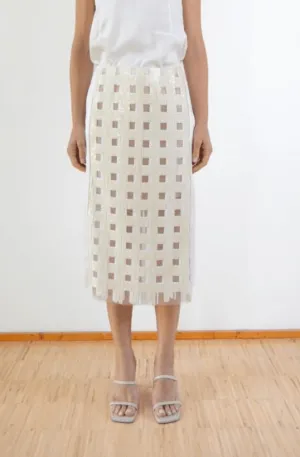 Cube Sequined Skirt