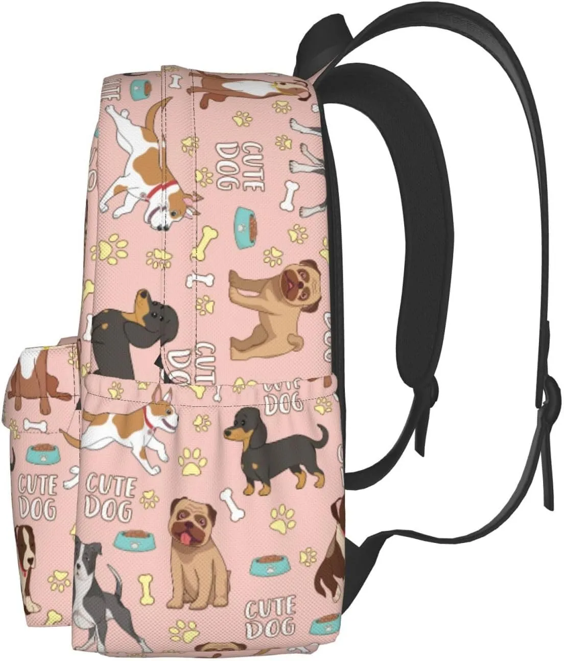 Cute Dogs Backpack for Women 16.9 inch Travel Casual Laptop Backpack Lightweight Waterproof Hiking Daypack