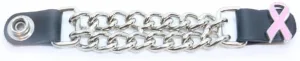 Daniel Smart Motorcycle Vest Extender - Silver Double Chain Biker Vest Extender with Butterfly Design & Snap Button 1-PCS