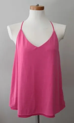 Dark Winter Pink Silky Top