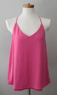 Dark Winter Pink Silky Top