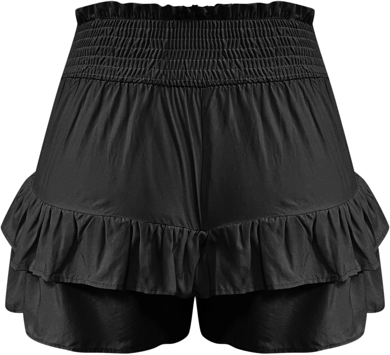 Flowy Shorts for Women Summer Casual High Waisted Ruffles Pleated Tennis Mini Skirt Tummy Control Athletic Golf Skort