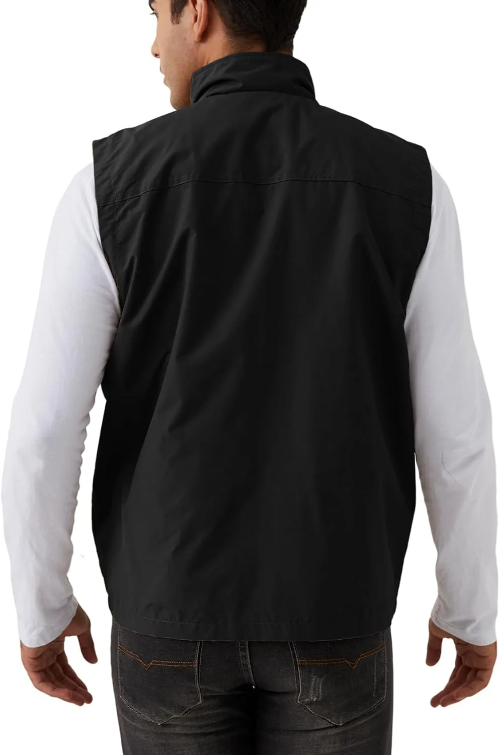 Gihuo Men's Fishing Vest Utility Vest Casual Outdoor Quick Dry Safari Travel Golf Vest Work Vest