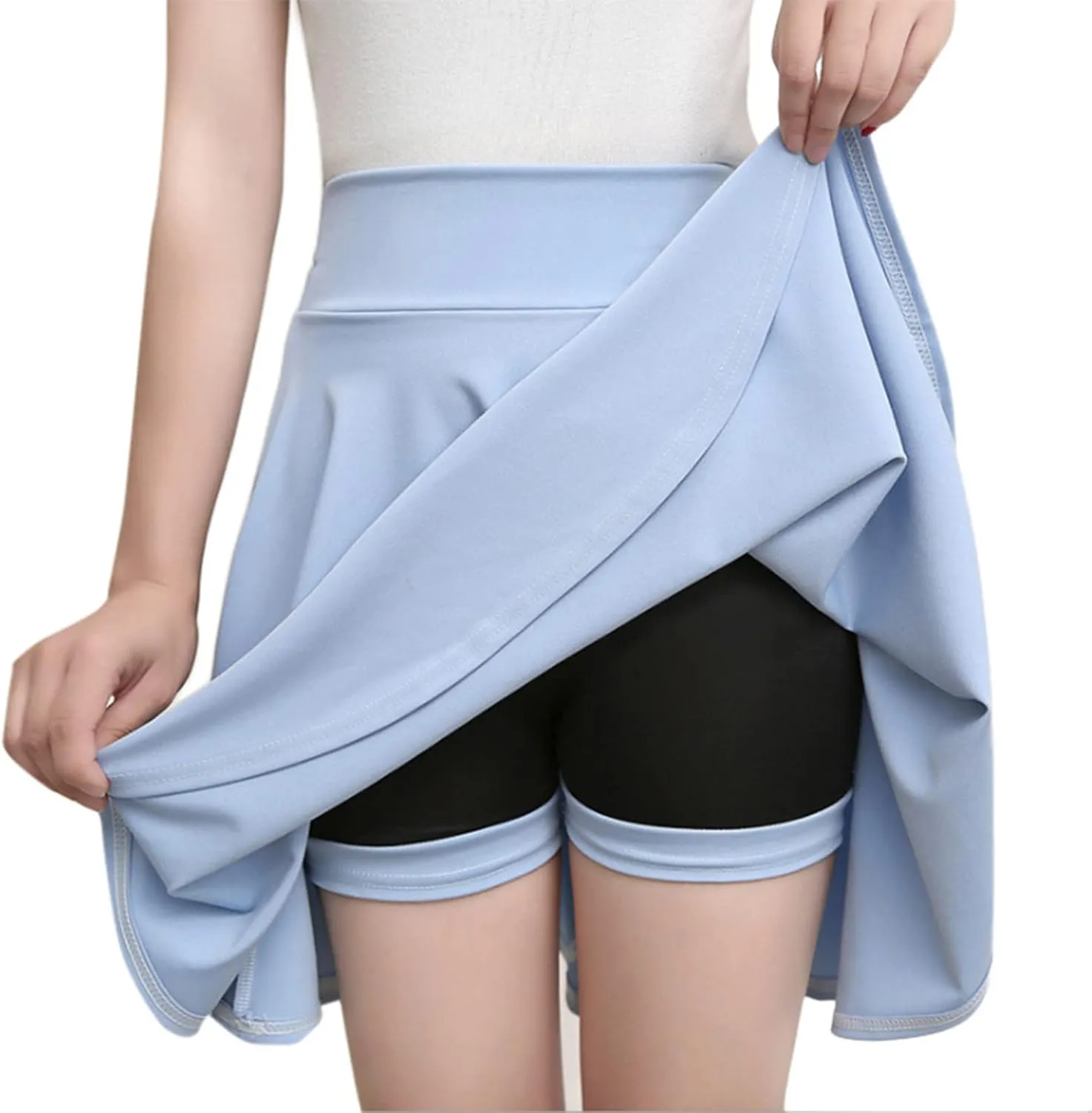 Golf Athletic Skirt for Women High Waisted with Pockets Inner Shorts for Skater Skirt Summer Sexy Short Skirt Shorts