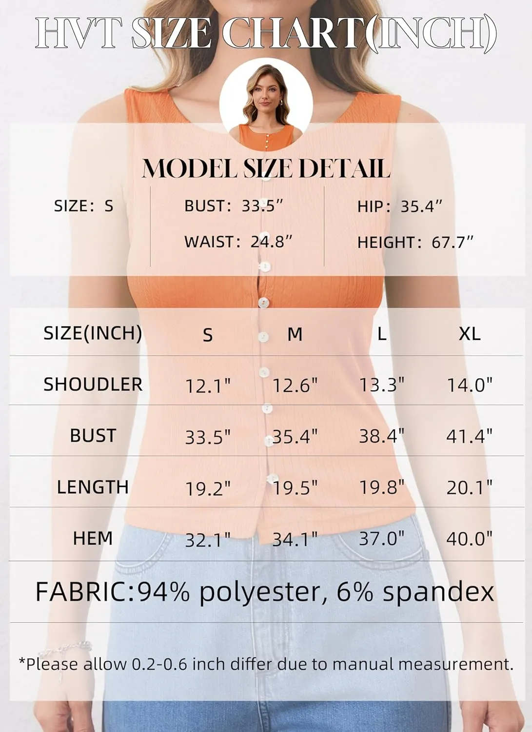 HVT Women Button Down Tank Top Ribbed Knit Sleeveless Crop Tops Casual Slim Fit Y2K Summer Blouse