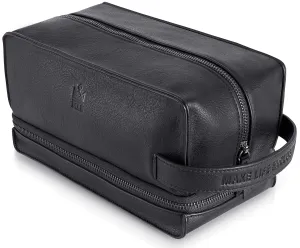 Leather Toiletry Bag for Men, Gift For Men, Mens Travel Bag Toiletry, Leather Shaving Bag, Leather Dopp Kit for Men, Mens Leather Toiletry Bag, Mens Travel Toiletry Bag, Hygiene & Grooming Kit
