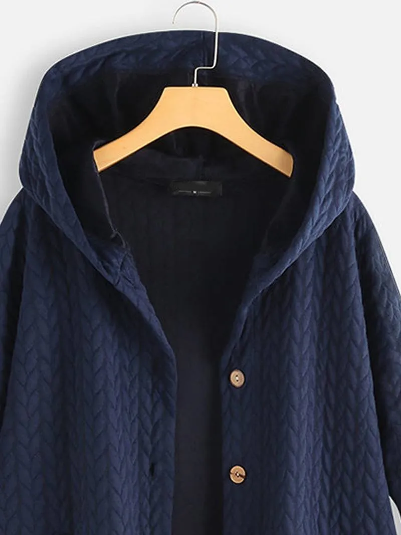 Leslie Warm Button-Up Jacket