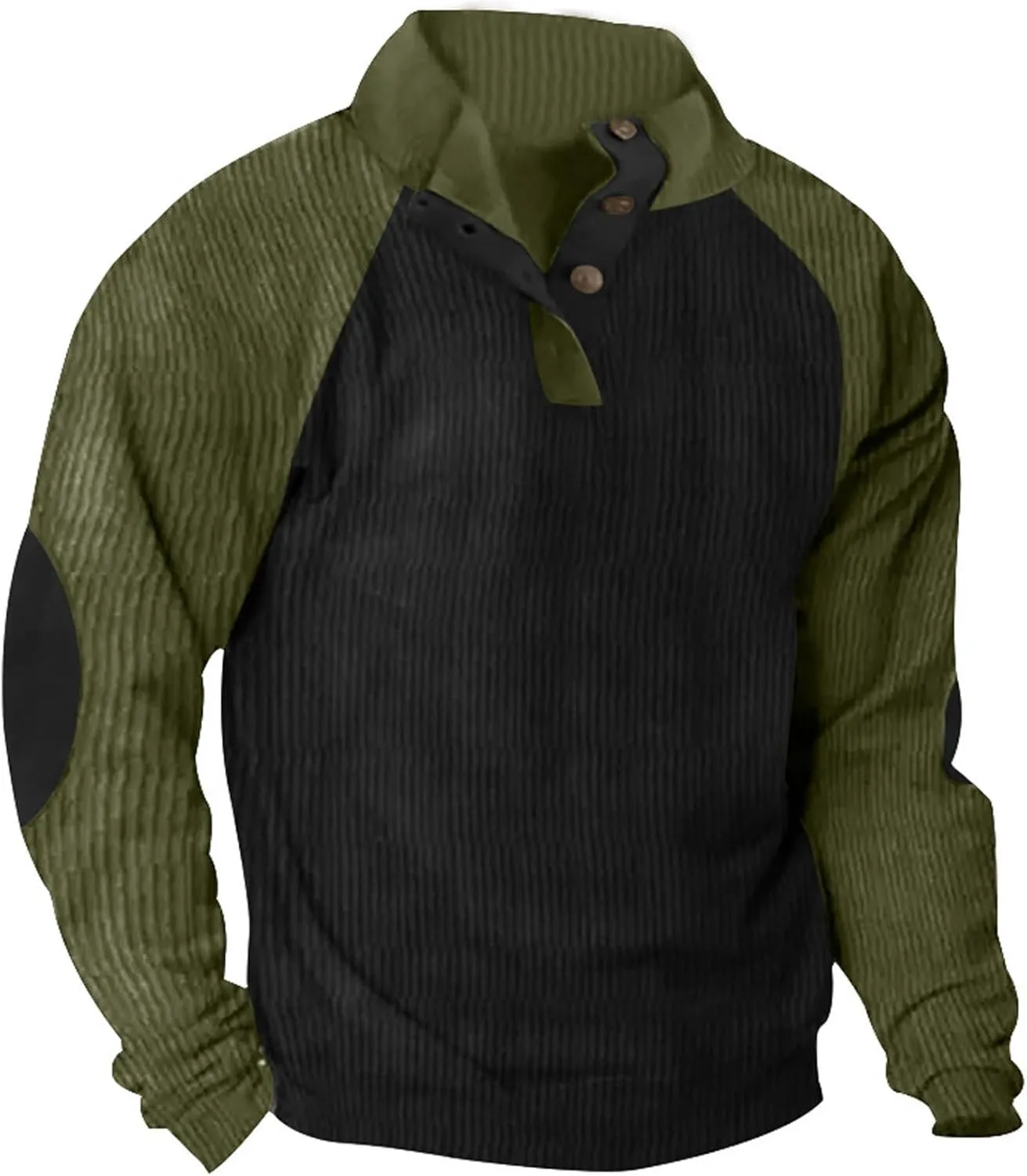 Man Fashion Casual Sports Stand Collar Button Patchwork Short Sleeve Stand-up Collar Blouse Shirt Tops 2024 Mens